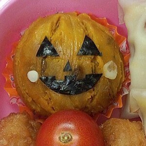 ハロウィンキャラ弁☆かぼちゃおばけ